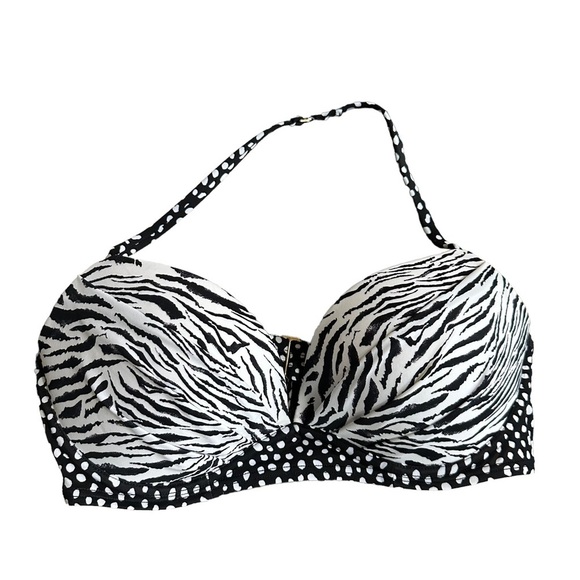 Victoria's Secrete 2pc Swimsuit Bikini Top & Black Skirt Swim Bottom‎ - Picture 11 of 15